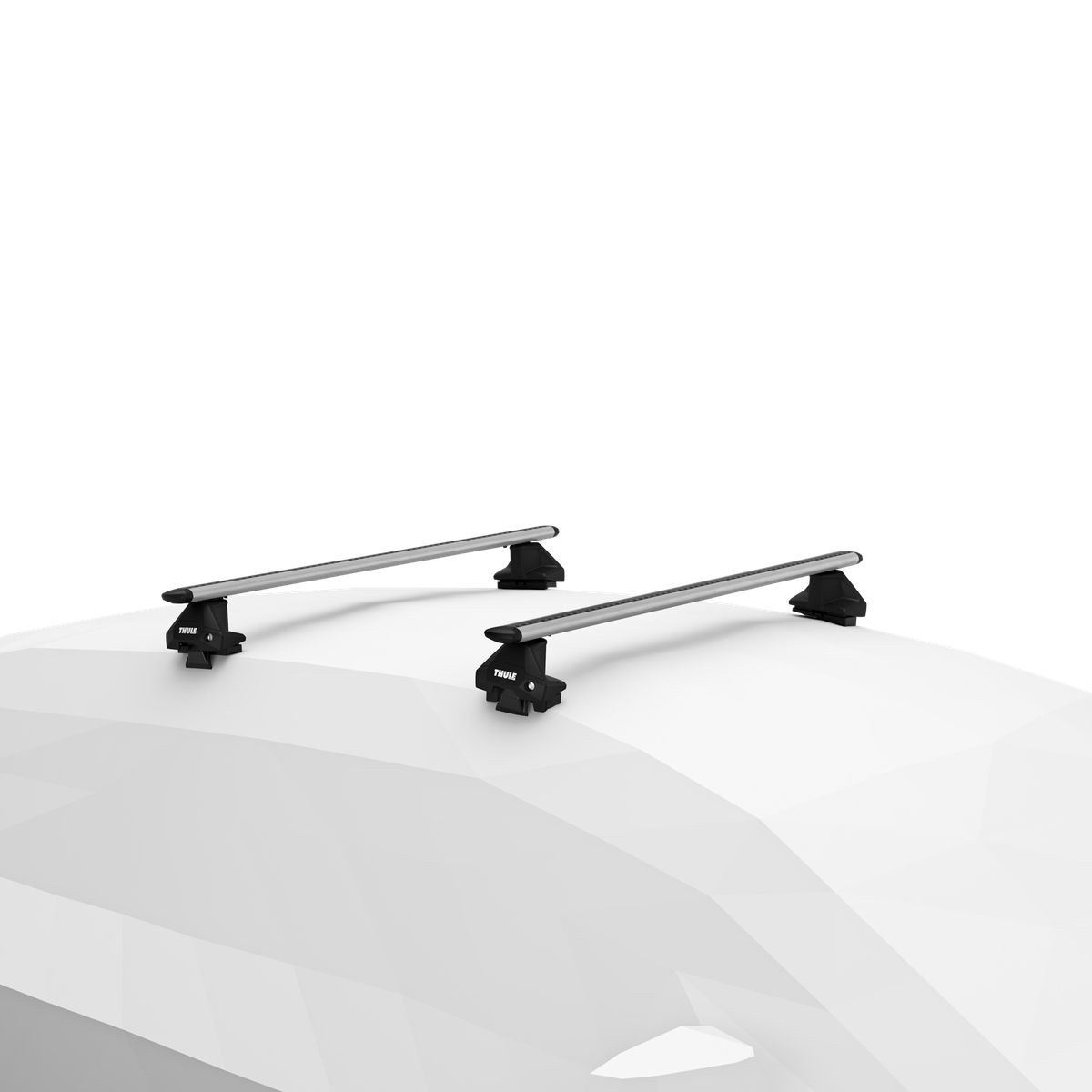 Bagażnik bazowy do samochodów z płaskim dachem